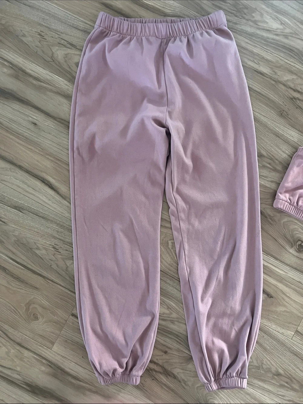 Women's Dusty Rose Lounge Joggers & Crop Tank Set